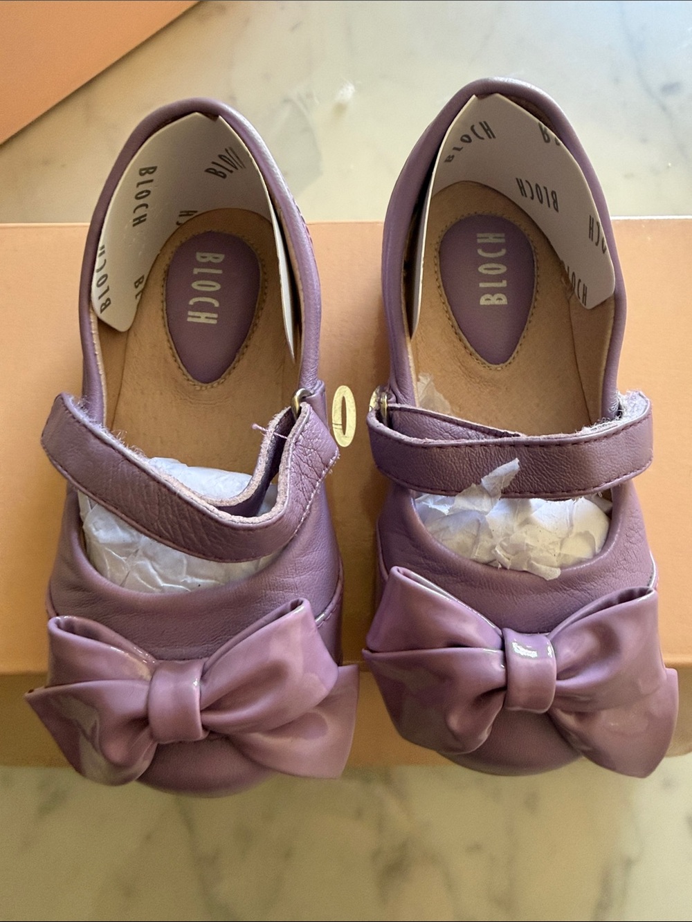 Bloch Lilac Bow Mary Jane Kids Shoes